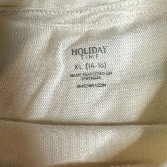 Holiday Shirts Kids Long Sleeve Christmas Merry and Bright Unisex Two Sizes - Picture 2 of 4